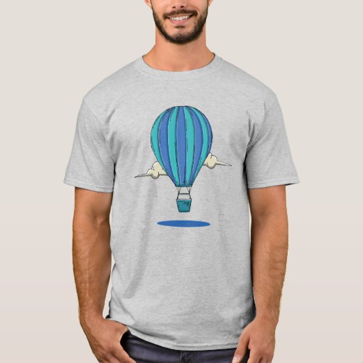 Einfache Wohlfühl-Ballondarstellung T-Shirt (Vorderseite)