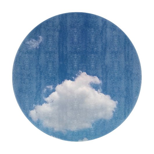 Einfache Wolke Schneidebrett (Vorderseite)