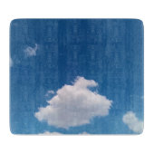 Einfache Wolke Schneidebrett (Vorderseite)