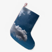 Einfache Wolken Kleiner Weihnachtsstrumpf (Vorderansicht (hängend))