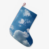 Einfache Wolken Kleiner Weihnachtsstrumpf (Vorderansicht (hängend))