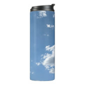 Einfache Wolken Thermosbecher (Nach links gedreht)