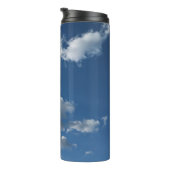 Einfache Wolken Thermosbecher (Nach rechts gedreht)