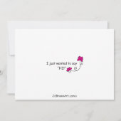 Einfache Word_Flat Karte 7 Zoll x 5 Zoll (Rückseite)