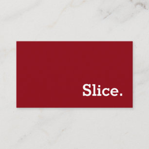 Einfache Word Slice Loyalty-Lochkarte Treuekarte