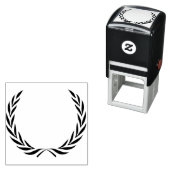 Einfache Wreath-Silhouette Permastempel (Beispiel)