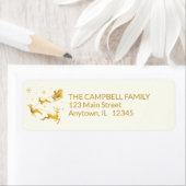 Einfache Wünsche ・ Rücksendeadresse Gold Santa Sle (Insitu)