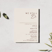 einfache Wüste | Natürliches Weiß, das wir noch im Einladung