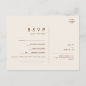 einfache Wüste | Terracotta Song Request UAWG Postkarte (Rückseite)