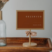 einfache Wüste | Terracotta-Zeichen