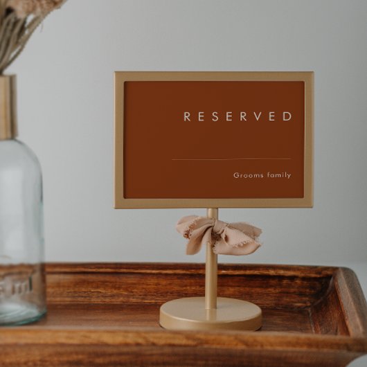 einfache Wüste | Terracotta-Zeichen