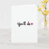 Einfache You Will Do Karte (Gelbe Blume)