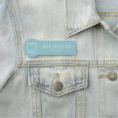 Einfache Zahnarztklinik Namensschild (Beispiel)