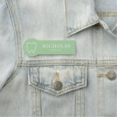 Einfache Zahnarztklinik Namensschild (Beispiel)