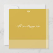 Einfache, zarte Arch Style Hochzeit Dankeschön Kar Dankeskarte (Rückseite)