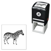 Einfache Zebra Art Self Inking Briefmarke Permastempel (Beispiel)