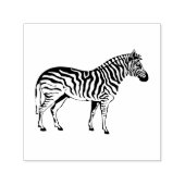 Einfache Zebra Art Self Inking Briefmarke Permastempel (Design)