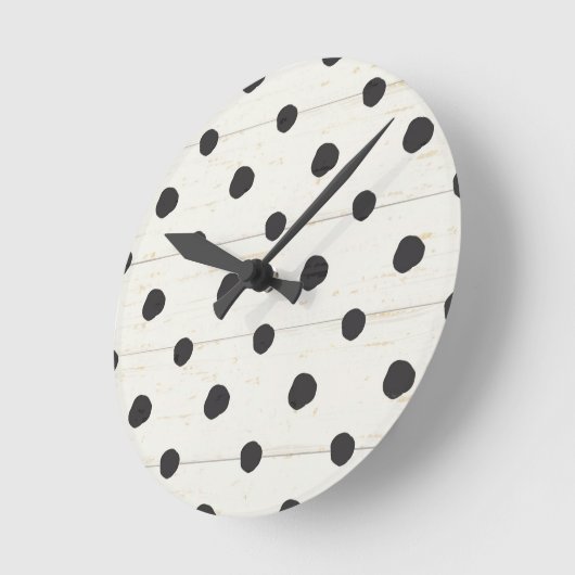 Einfache Zeichen Schritt drei Runde Wanduhr (Winkel)