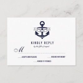 Einfache Zeichenkette für Hochzeiten | Hochzeit RSVP Karte