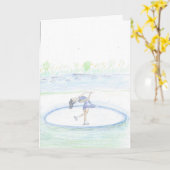 Einfache Zeichn-Karte Karte (Gelbe Blume)