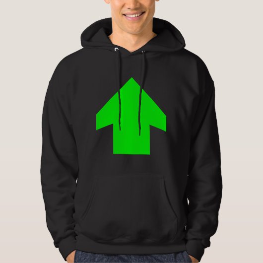Einfache Zeile 01 Hoodie (Vorderseite)