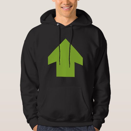 Einfache Zeile 01 Hoodie (Vorderseite)