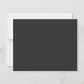 Einfache zeitlose Budget-Hochzeit - Save the Date (Rückseite)