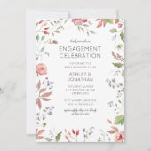 Einfache, zeitlose Wildblume Einladung (Vorderseite)