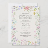 Einfache, zeitlose Wildblume Einladung (Vorderseite)