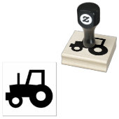 Einfache Zugmaschine Gummistempel (Stempel)