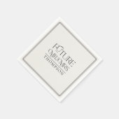 Einfache Zukunft - Das Duschpapier von Frau Ivory Serviette (Ecke)