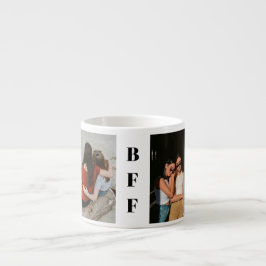 Einfache Zwei beste Freunde BESTE FREUNDIN Foto Pe Espressotasse