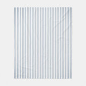 Einfache, zweiseitige Dekoration in Streifen und K Fleecedecke (Vorderseite)