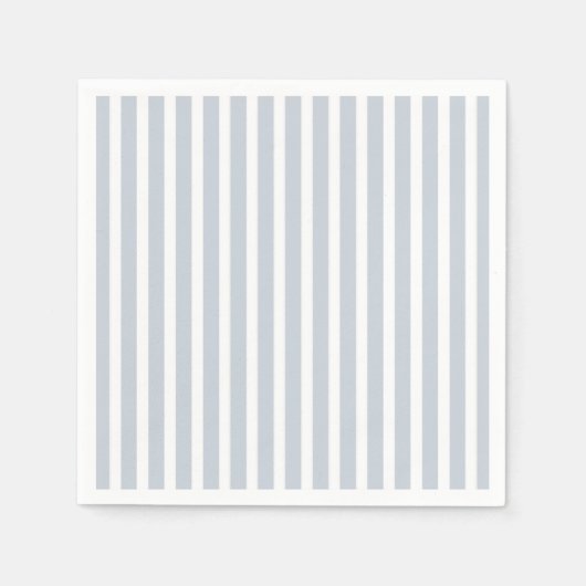 Einfache, zweiseitige Dekoration in Streifen und K Serviette (Vorderseite)