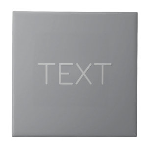 Einfacher 3-dimensional aussehender Text Grau Fliese