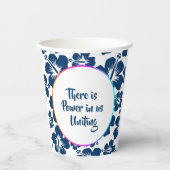 Einfacher AAPI-Heritage-Blumenfeier-Becher Pappbecher (Vorderseite)