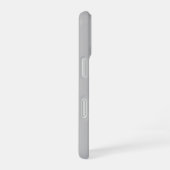 Einfacher Austausch von Logos | Light Gray iPhone 16 Hülle (Rechte Seite)