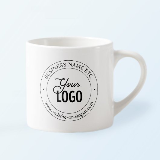 Einfacher Austausch von Logos und benutzerdefinier Espressotasse