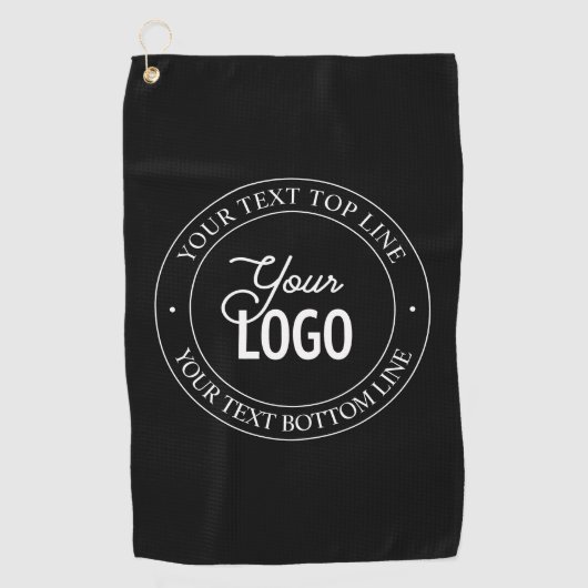 Einfacher Austausch von Logos und benutzerdefinier Golfhandtuch (Vorderseite)