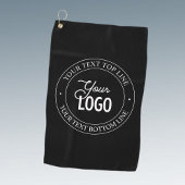 Einfacher Austausch von Logos und benutzerdefinier Golfhandtuch