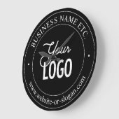 Einfacher Austausch von Logos und benutzerdefinier Große Wanduhr (Winkel)