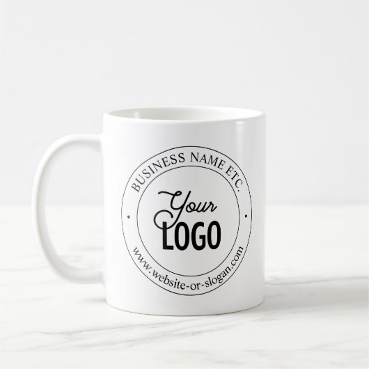 Einfacher Austausch von Logos und benutzerdefinier Kaffeetasse (Links)