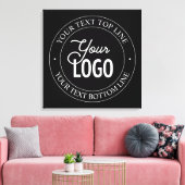 Einfacher Austausch von Logos und benutzerdefinier Leinwanddruck (Insitu (Wohnzimmer))