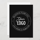 Einfacher Austausch von Logos und benutzerdefinier Mitteilungskarte (Vorne/Hinten)