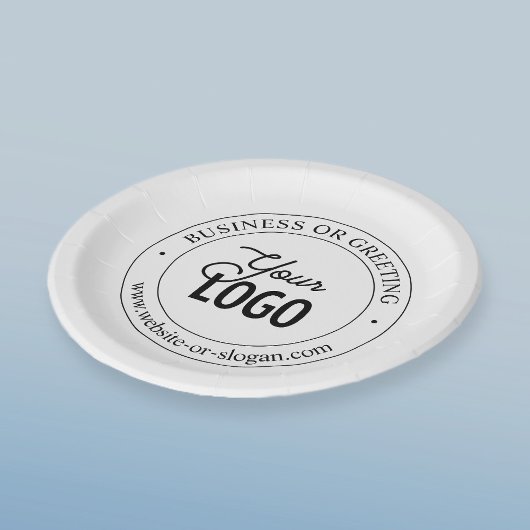 Einfacher Austausch von Logos und benutzerdefinier Pappteller