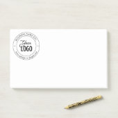 Einfacher Austausch von Logos und benutzerdefinier Post-it Klebezettel (Auf Schreibtisch)