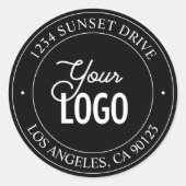 Einfacher Austausch von Logos und benutzerdefinier Runder Aufkleber (Vorderseite)