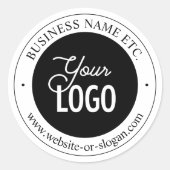 Einfacher Austausch von Logos und benutzerdefinier Runder Aufkleber (Vorderseite)