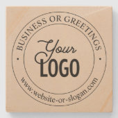 Einfacher Austausch von Logos und benutzerdefinier Steinuntersetzer (Vorderseite)