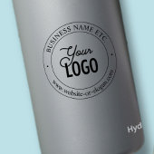 Einfacher Austausch von Logos und Text transparent Aufkleber